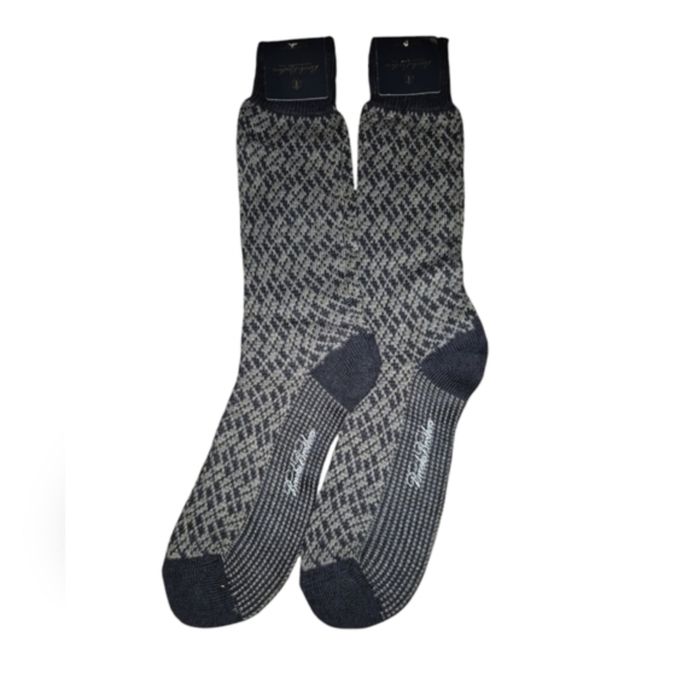 Brooks Brothers Merino Wool Nylon Mix Set Of 2
